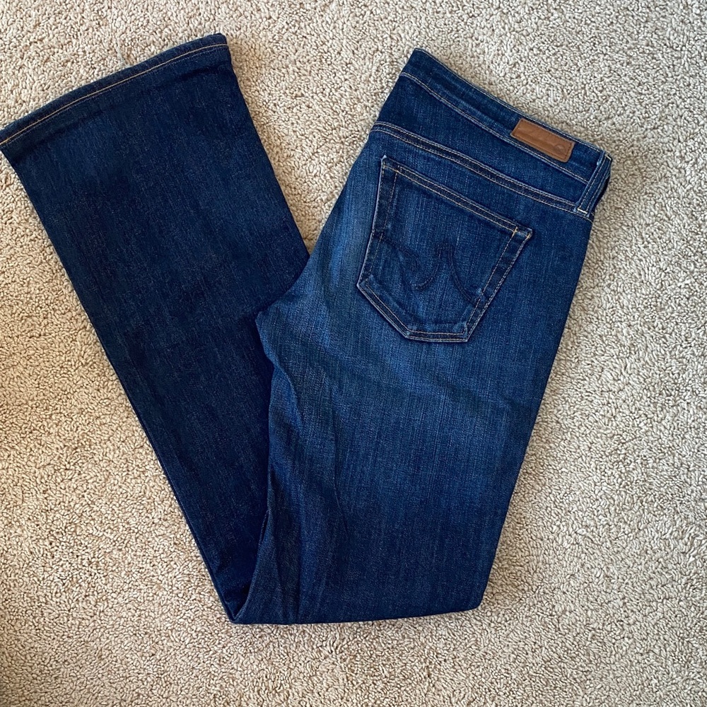 AG Adriano Goldschmied Dark Indigo Bootcut Jeans